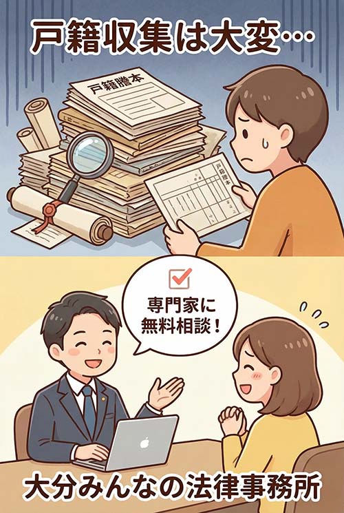 早めの相談が最重要のイラスト